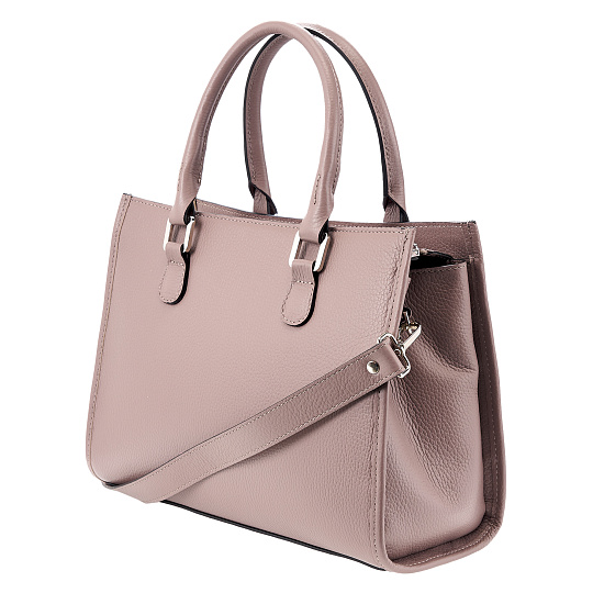 Женская сумка Dr. Koffer из натуральной кожи розовая