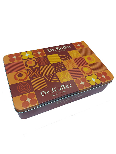 Ключница Dr.Koffer из натуральной кожи черная