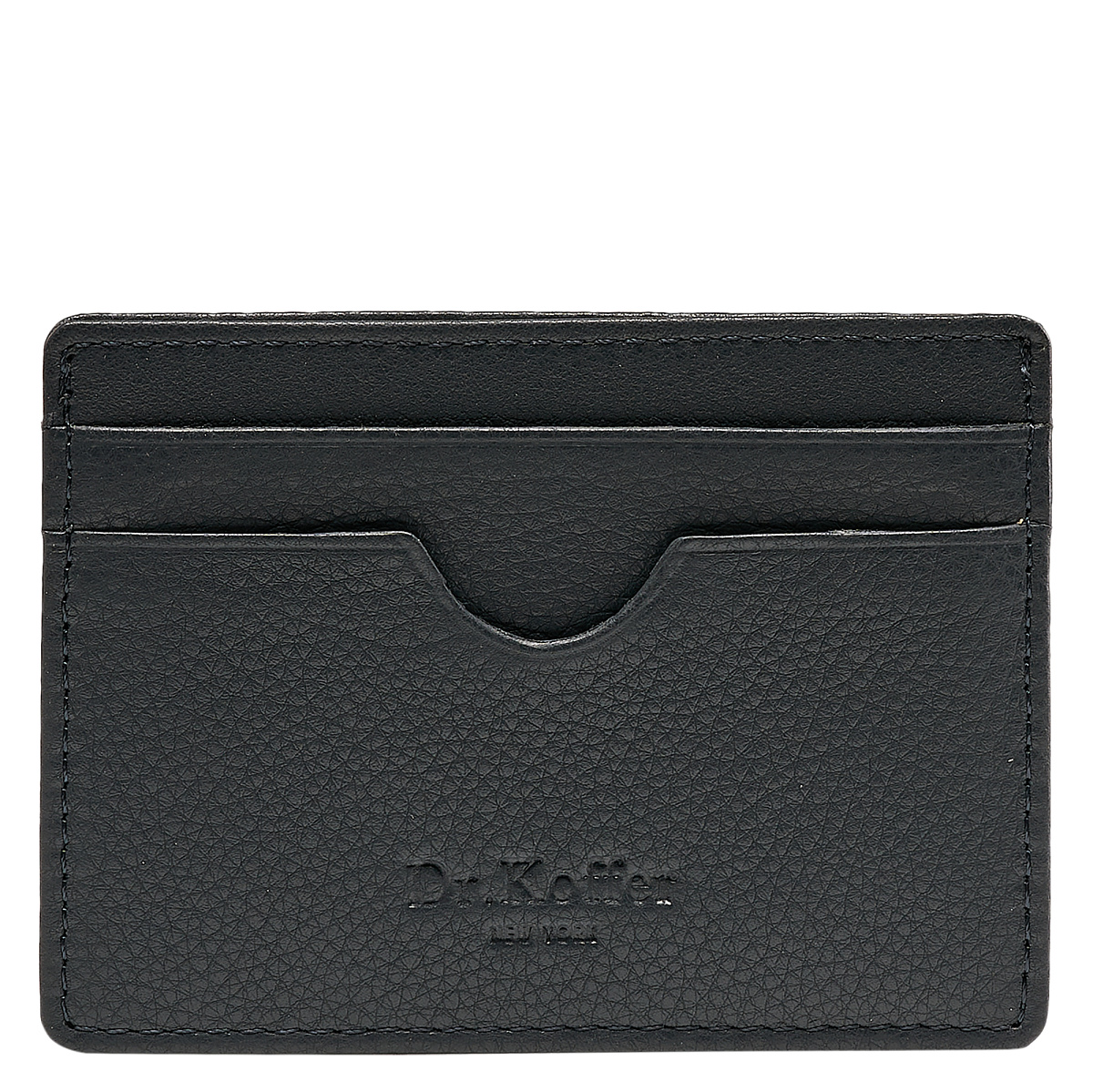 Кредитница Dr.Koffer из натуральной кожи синяя