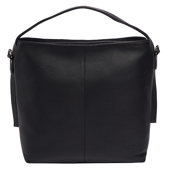 Женская сумка Dr.Koffer из натуральной кожи чёрная