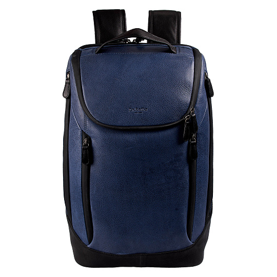 Рюкзак Dr.Koffer из натуральной кожи синий