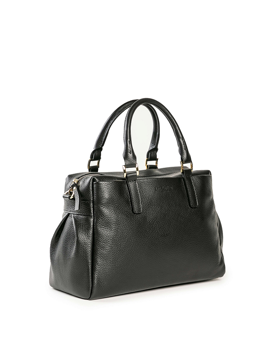 Женская сумка Dr. Koffer из натуральной кожи черная