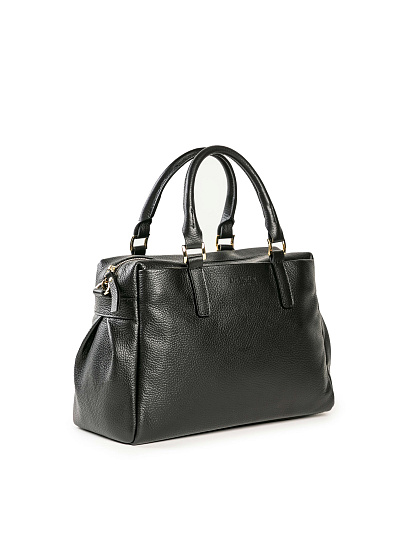 Женская сумка Dr. Koffer из натуральной кожи черная