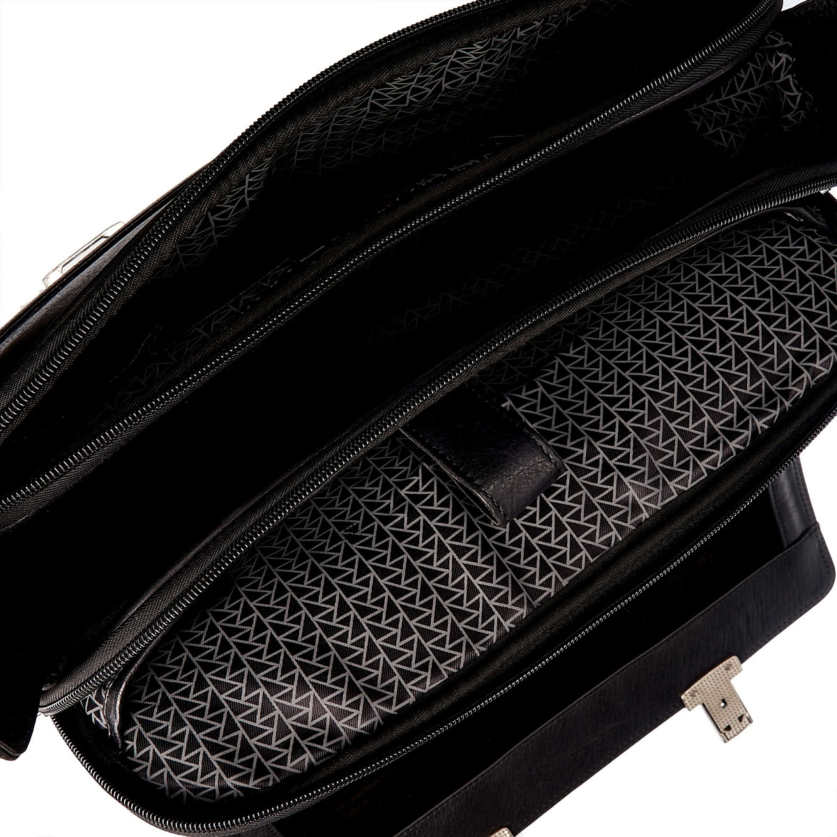 Портфель Dr.Koffer из натуральной кожи черный