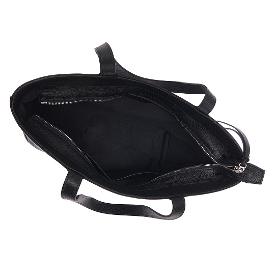 Женская сумка Dr. Koffer из натуральной кожи черная