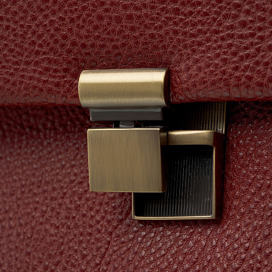 Портфель Dr.Koffer из натуральной кожи светло-коричневый