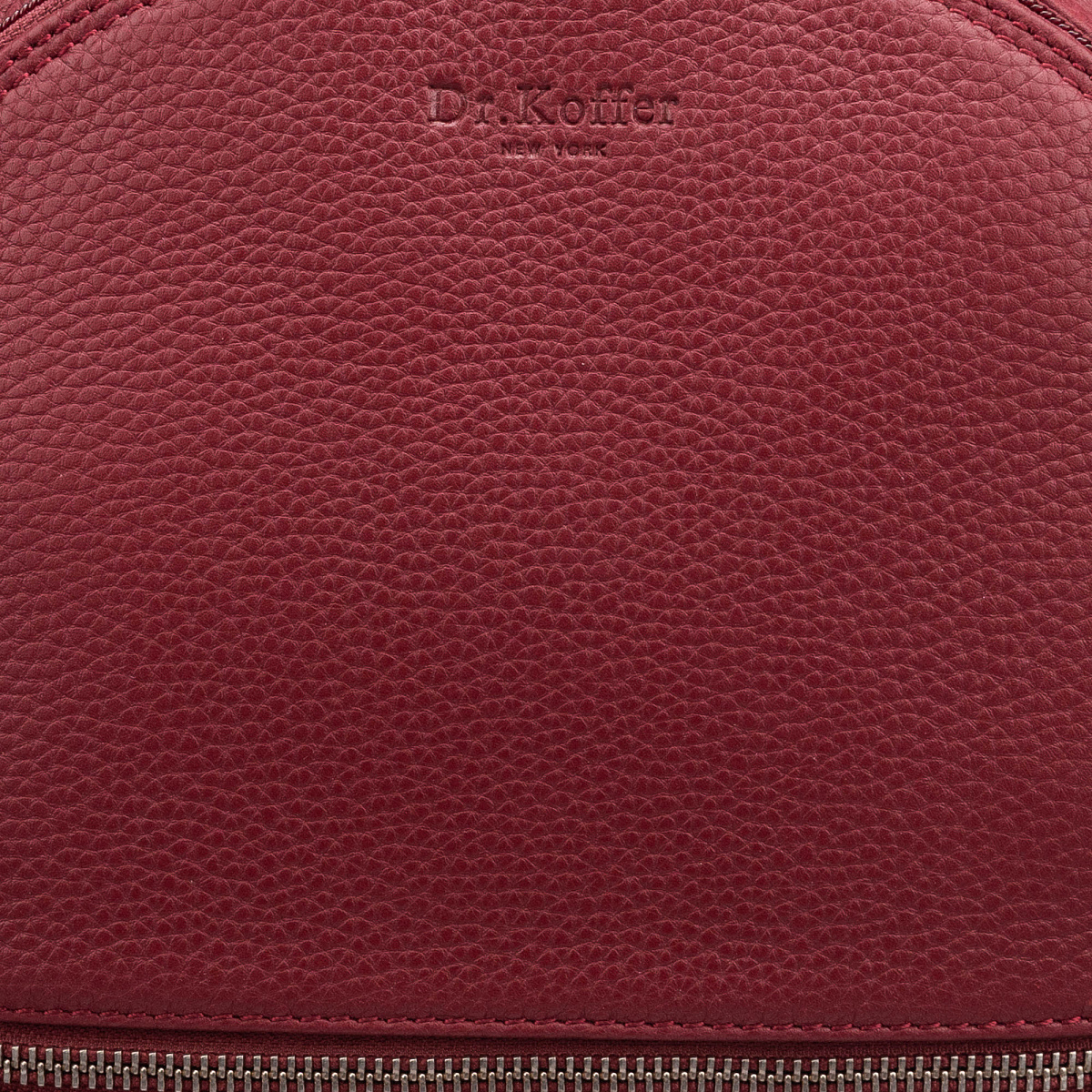 Рюкзак Dr.Koffer из натуральной кожи бордовый