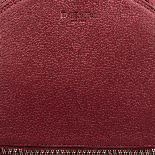 Рюкзак Dr.Koffer из натуральной кожи бордовый