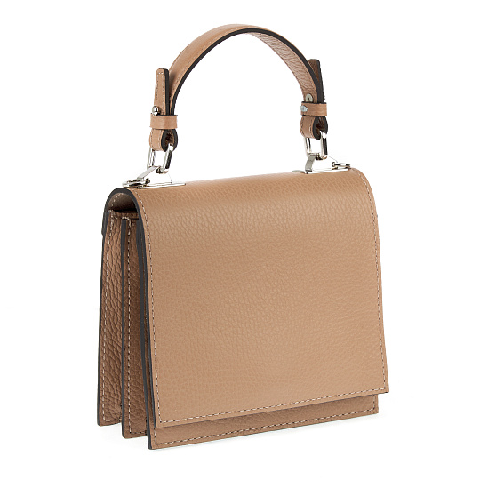 Женская сумка Dr. Koffer из натуральной кожи коричневая