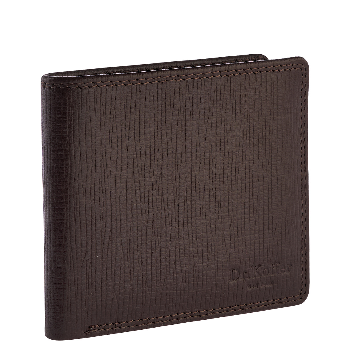 Портмоне Dr.Koffer из натуральной кожи коричневое
