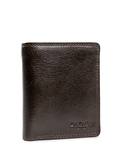 Портмоне Dr.Koffer из натуральной кожи коричневое