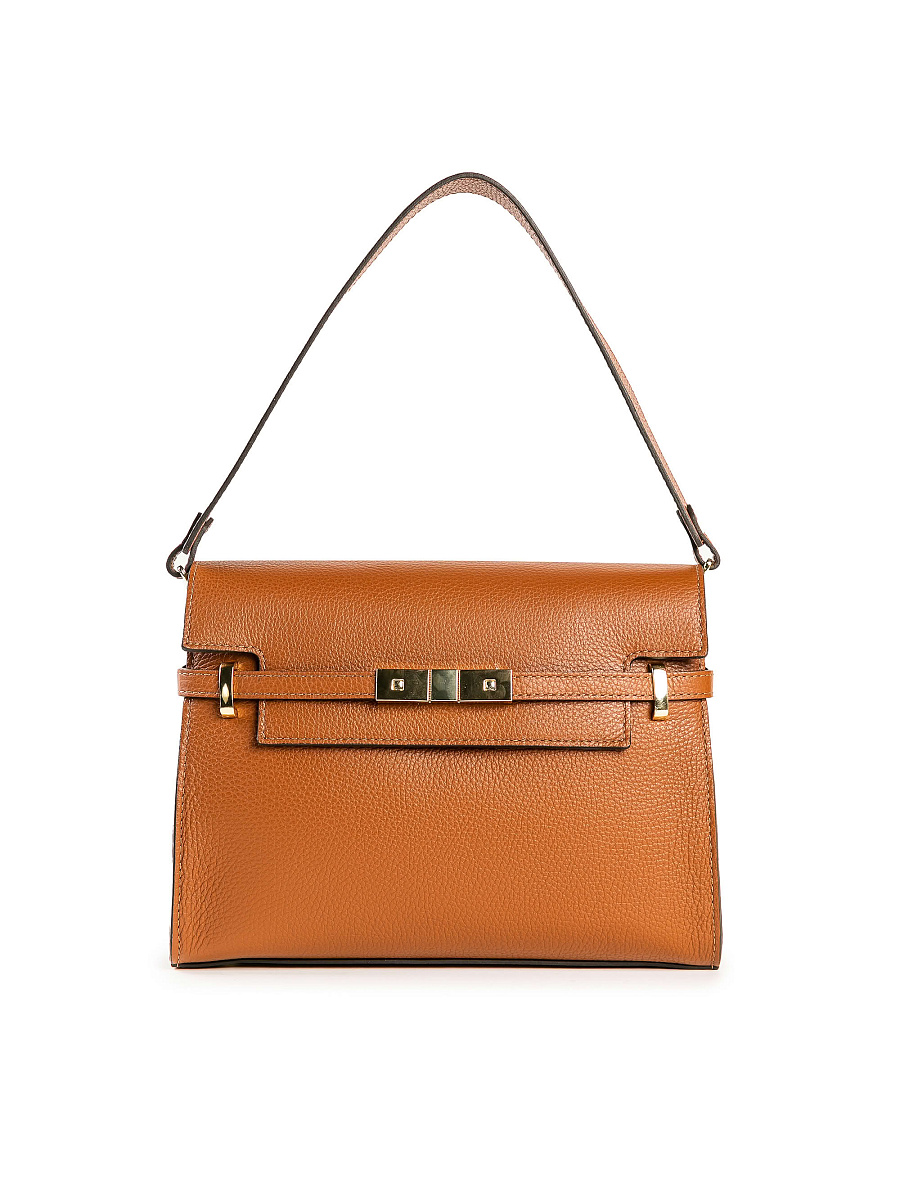 Женская сумка Dr. Koffer из натуральной кожи коричневая