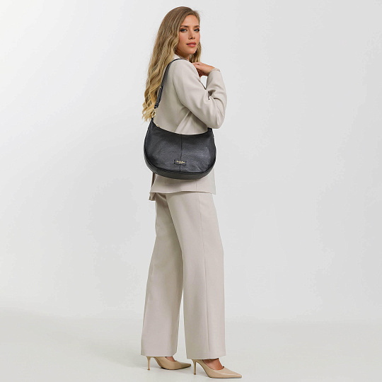 Женская сумка  Dr. Koffer из натуральной кожи черная