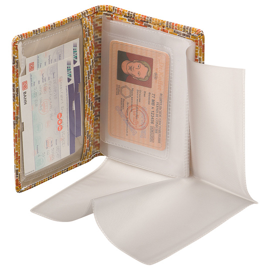 Обложка для паспорта/автодок из натуральной кожи Dr. Koffer