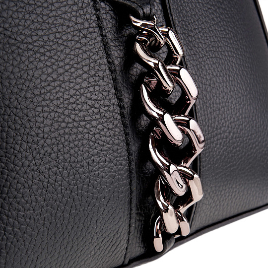 Женская сумка Dr. Koffer из натуральной кожи черная