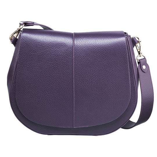 Женская сумка  Dr. Koffer из натуральной кожи фиолетовая