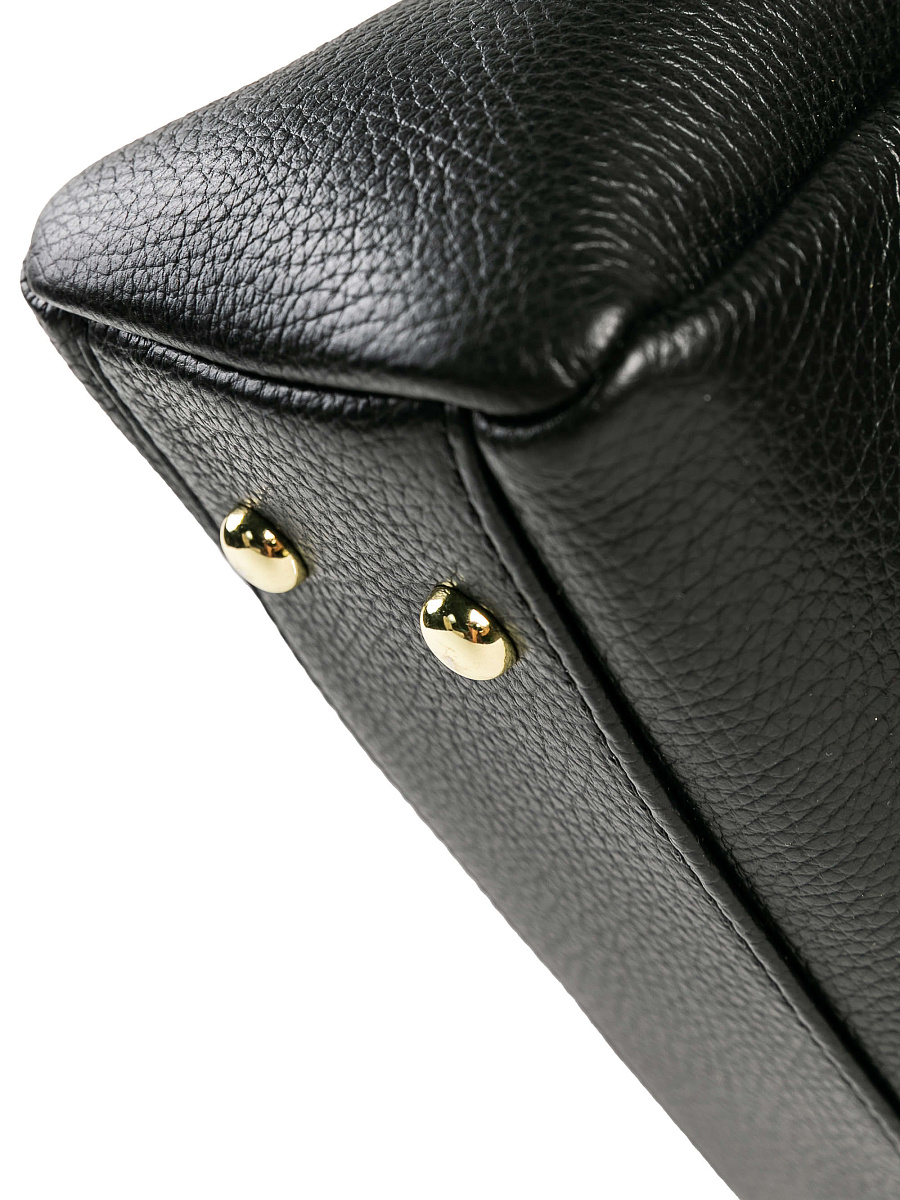 Женская сумка Dr. Koffer из натуральной кожи черная