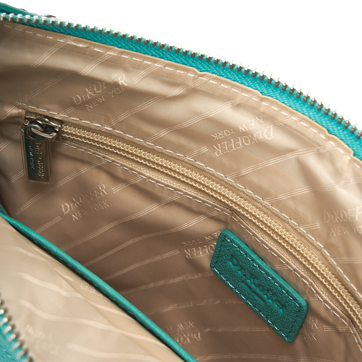 Сумка через плечо Dr.Koffer из натуральной кожи зеленая