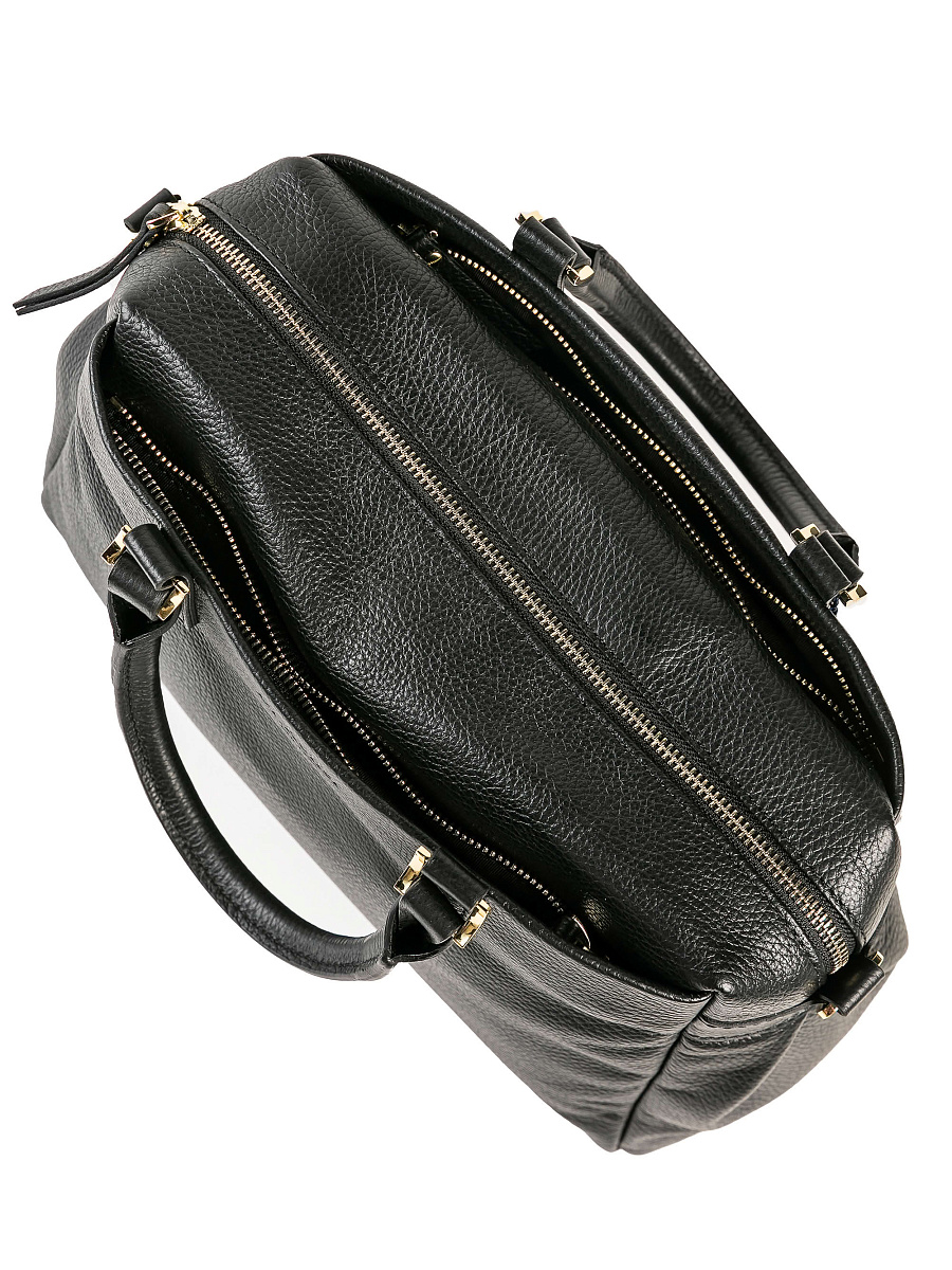 Женская сумка Dr. Koffer из натуральной кожи черная