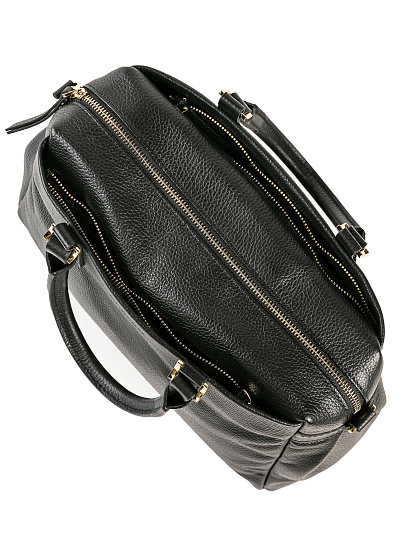 Женская сумка Dr. Koffer из натуральной кожи черная