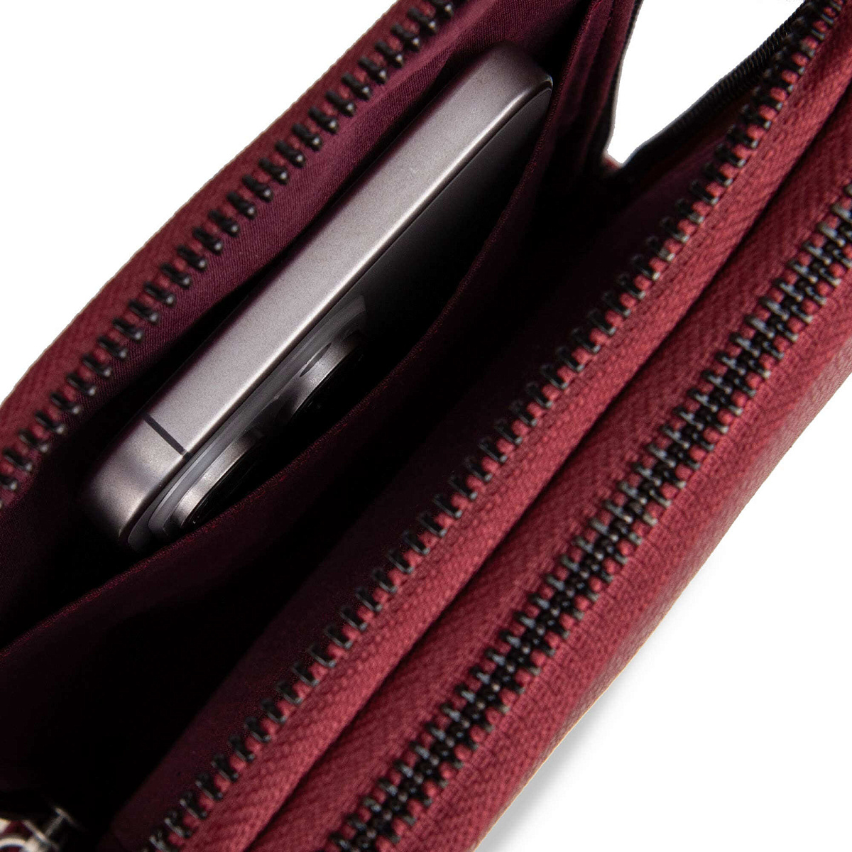 Сумка через плечо Dr.Koffer из натуральной кожи красная