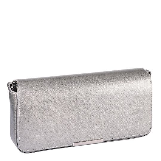 Женская сумка  Dr. Koffer из натуральной кожи серая