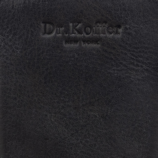 Ключница Dr.Koffer из натуральной кожи черная