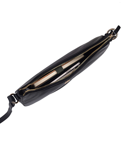 Женская сумка Dr. Koffer из натуральной кожи черная