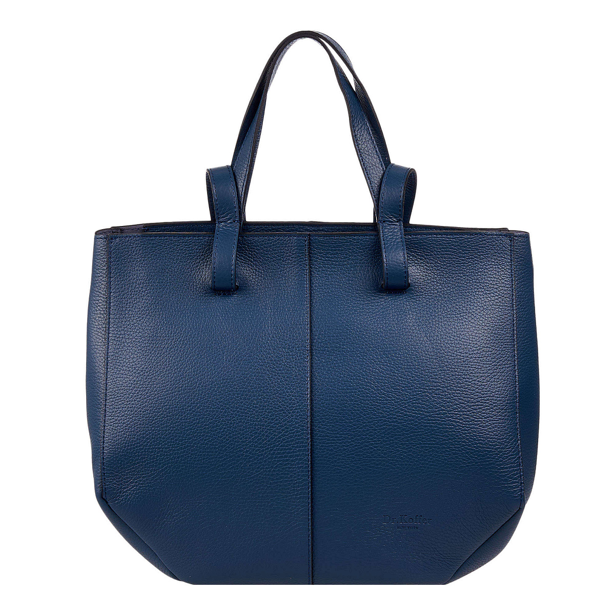 Женская сумка Dr. Koffer из натуральной кожи синяя