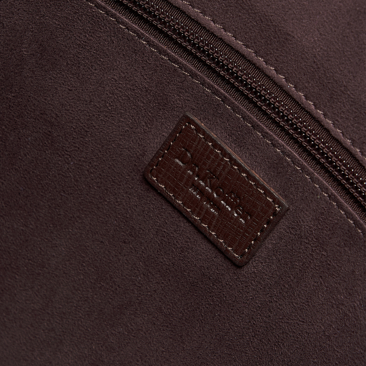 Деловая сумка Dr.Koffer из натуральной кожи темно-коричневая