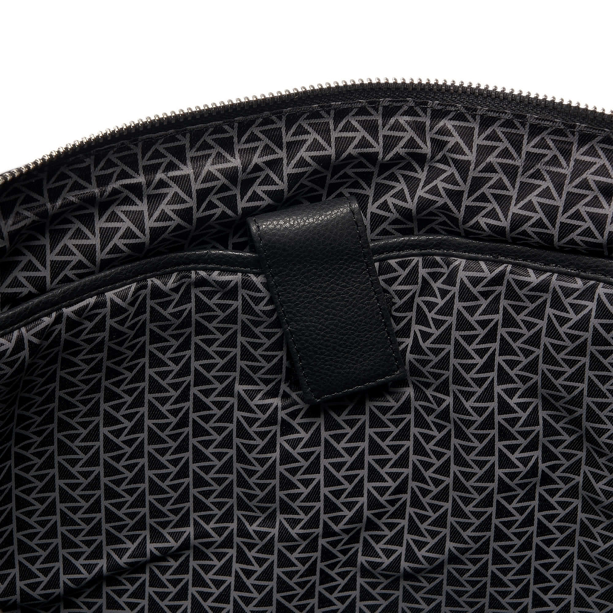 Деловая сумка Dr.Koffer из натуральной кожи черная