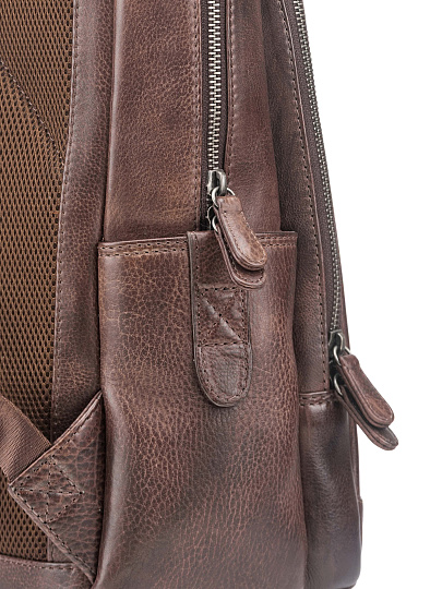 Рюкзак Dr. Koffer из натуральной кожи коричневый