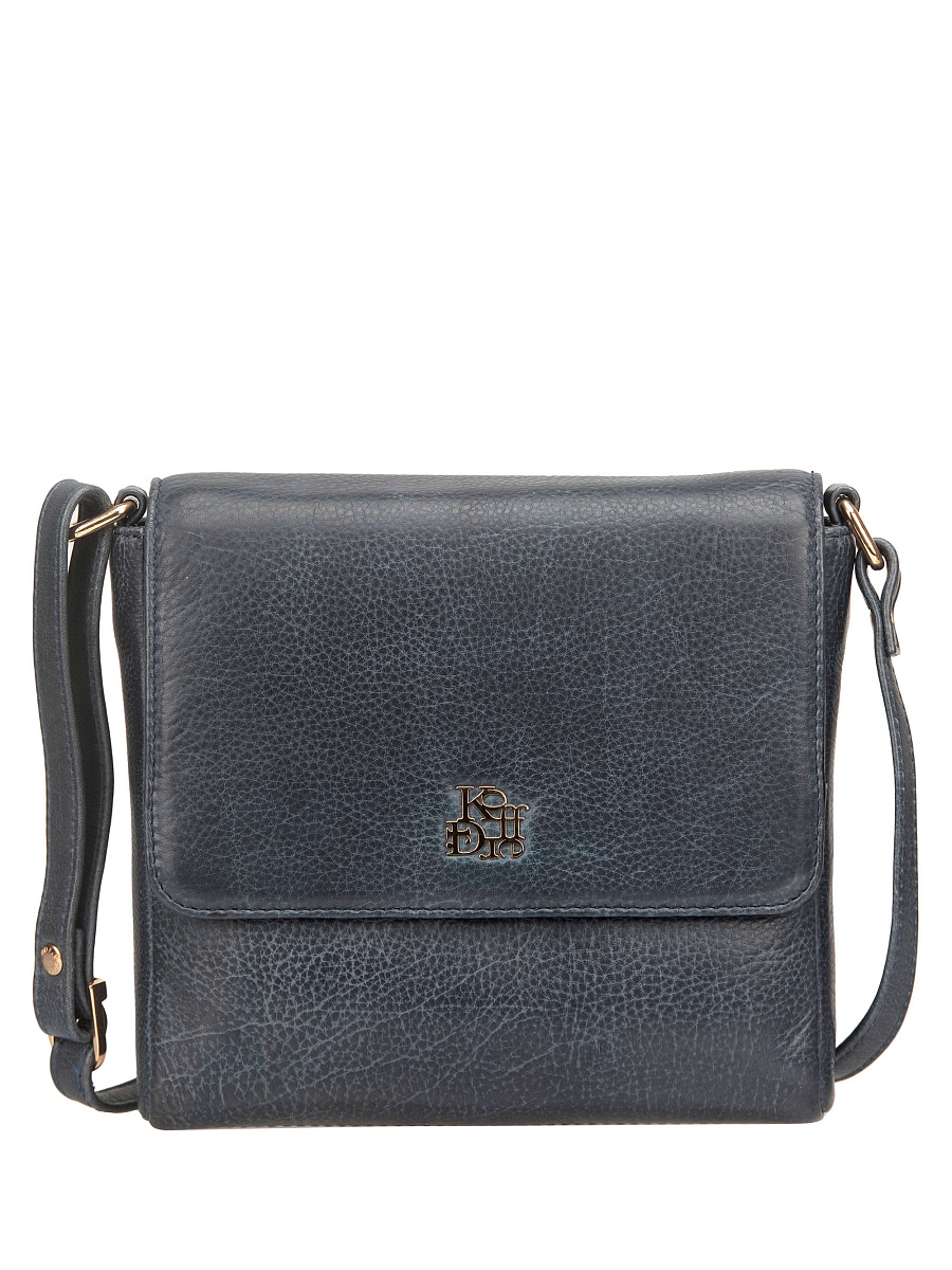 Женская сумка Dr. Koffer из натуральной кожи синяя