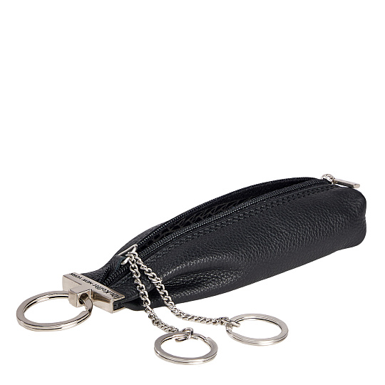 Ключница Dr.Koffer из натуральной кожи черная