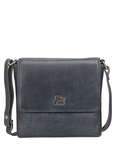 Женская сумка Dr. Koffer из натуральной кожи синяя