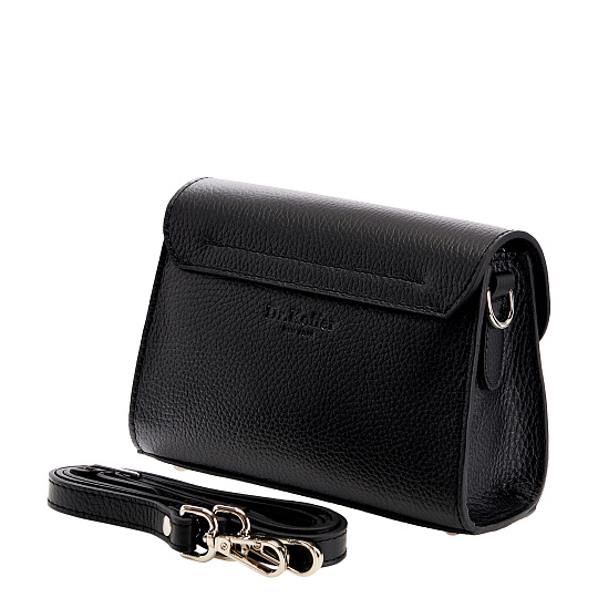 Женская сумка Dr. Koffer из натуральной кожи черная