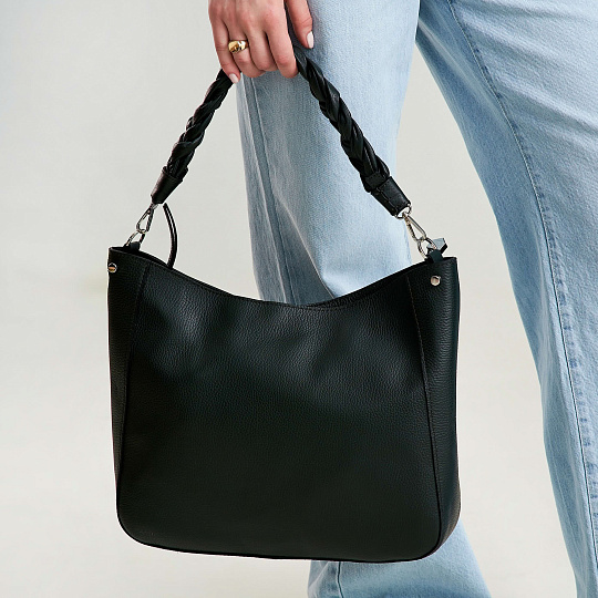 Женская сумка Dr. Koffer из натуральной кожи зеленая