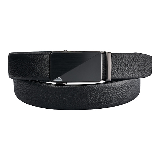 Ремень Dr. Koffer из натуральной кожи черный