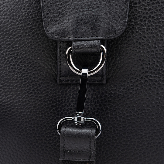 Рюкзак Dr.Koffer из натуральной кожи черный
