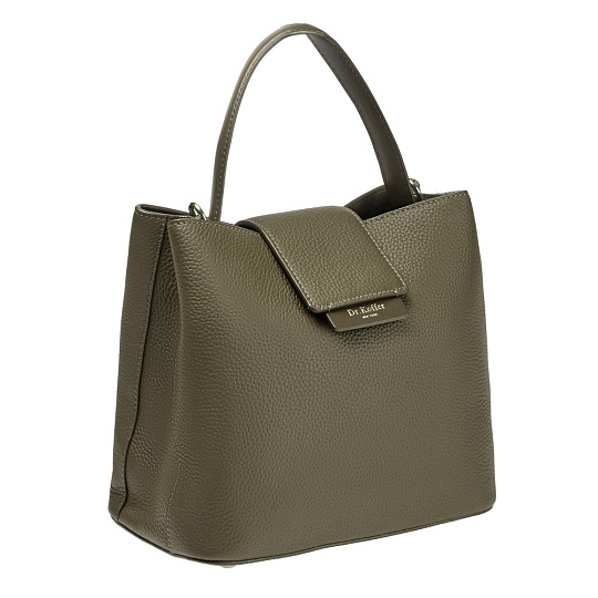Сумка Dr.Koffer из натуральной кожи зеленая