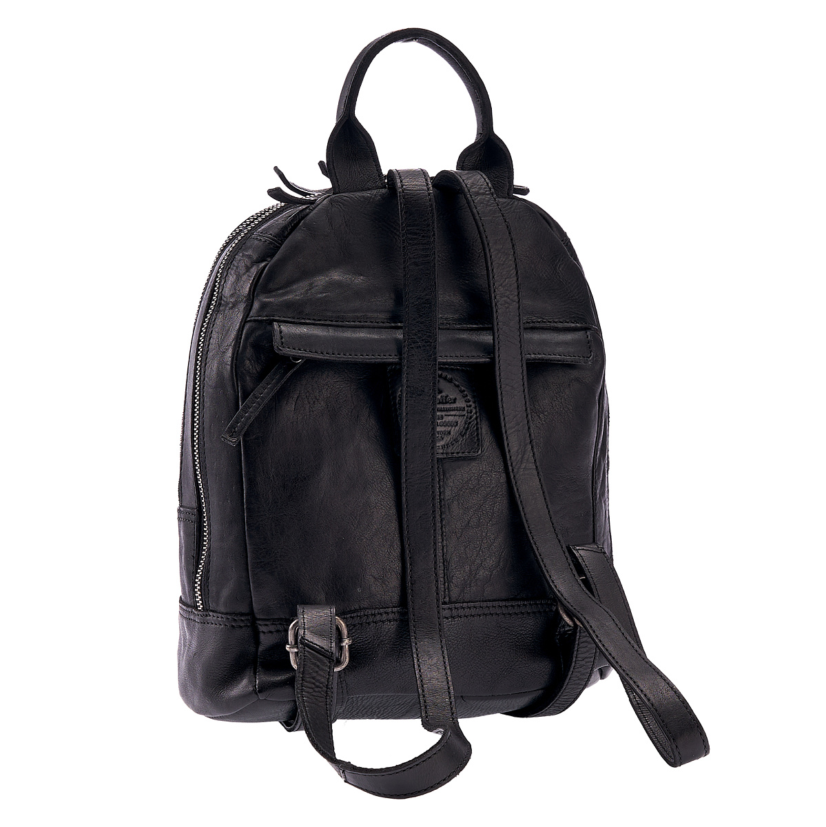 Рюкзак Dr.Koffer из натуральной кожи черный