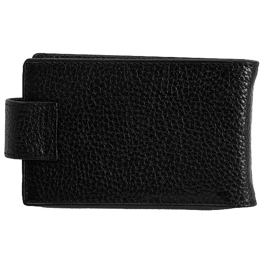 Визитница Dr.Koffer из натуральной кожи черная