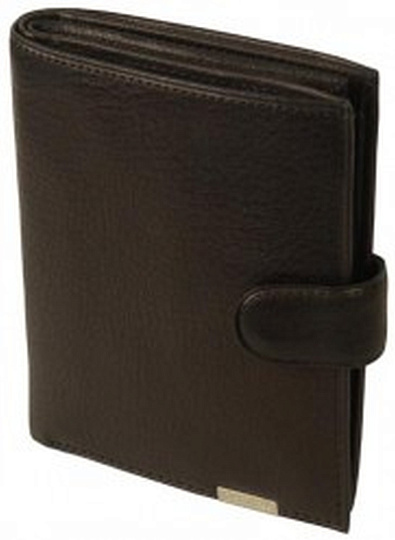 Портмоне Dr.Koffer из натуральной кожи черное