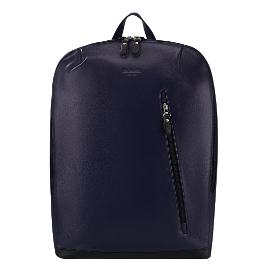 Рюкзак Dr.Koffer из натуральной кожи синий