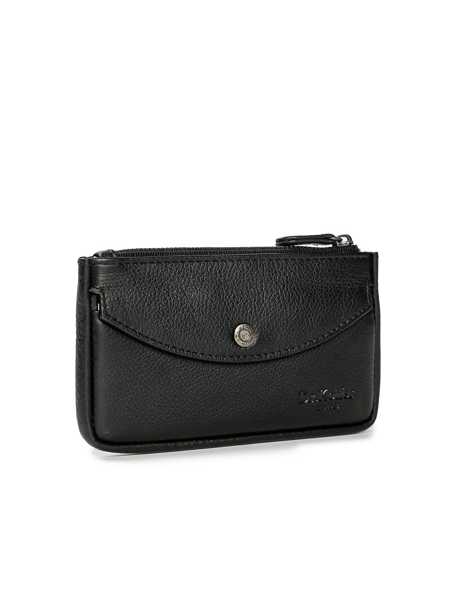 Портмоне Dr.Koffer из натуральной кожи черное