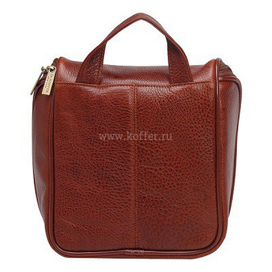 Коричневый несессер с большим количеством отсеков Dr.Koffer B216160-02-05