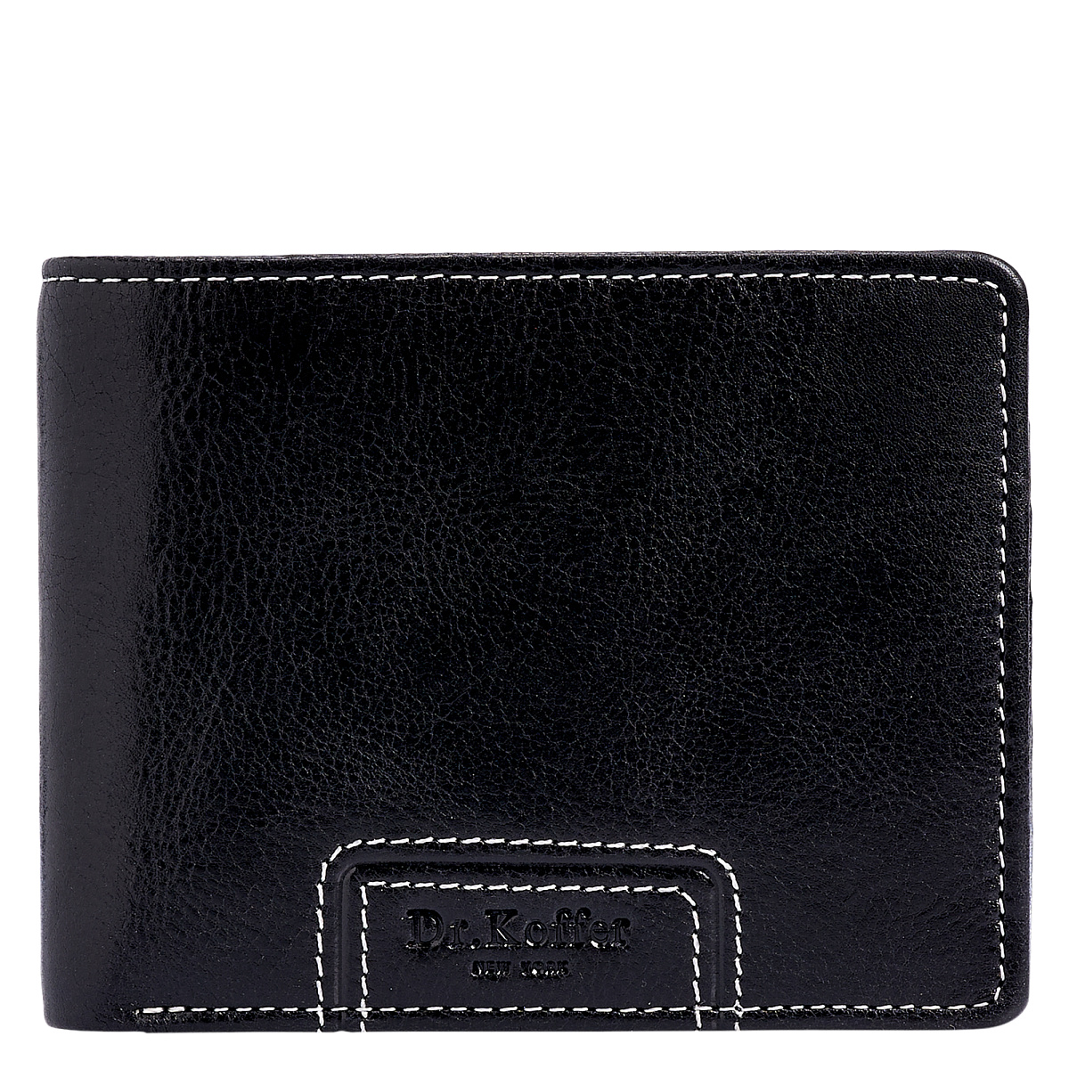 Портмоне Dr.Koffer из натуральной кожи черное
