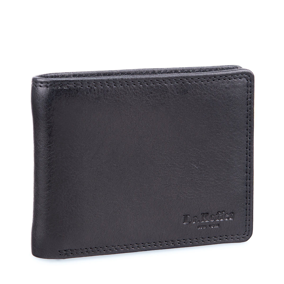 Портмоне Dr.Koffer из натуральной кожи черное