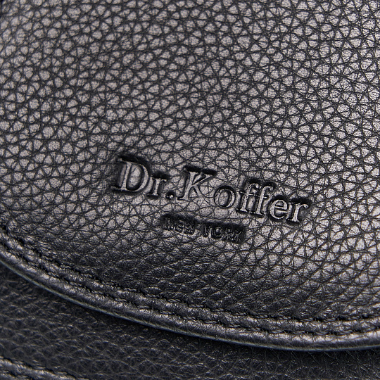 Кошелек Dr.Koffer из натуральной кожи черный