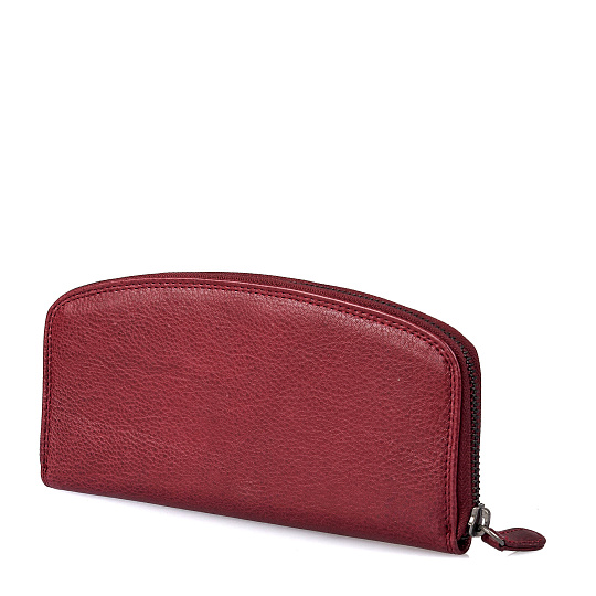 Портмоне Dr.Koffer из натуральной кожи бордовый